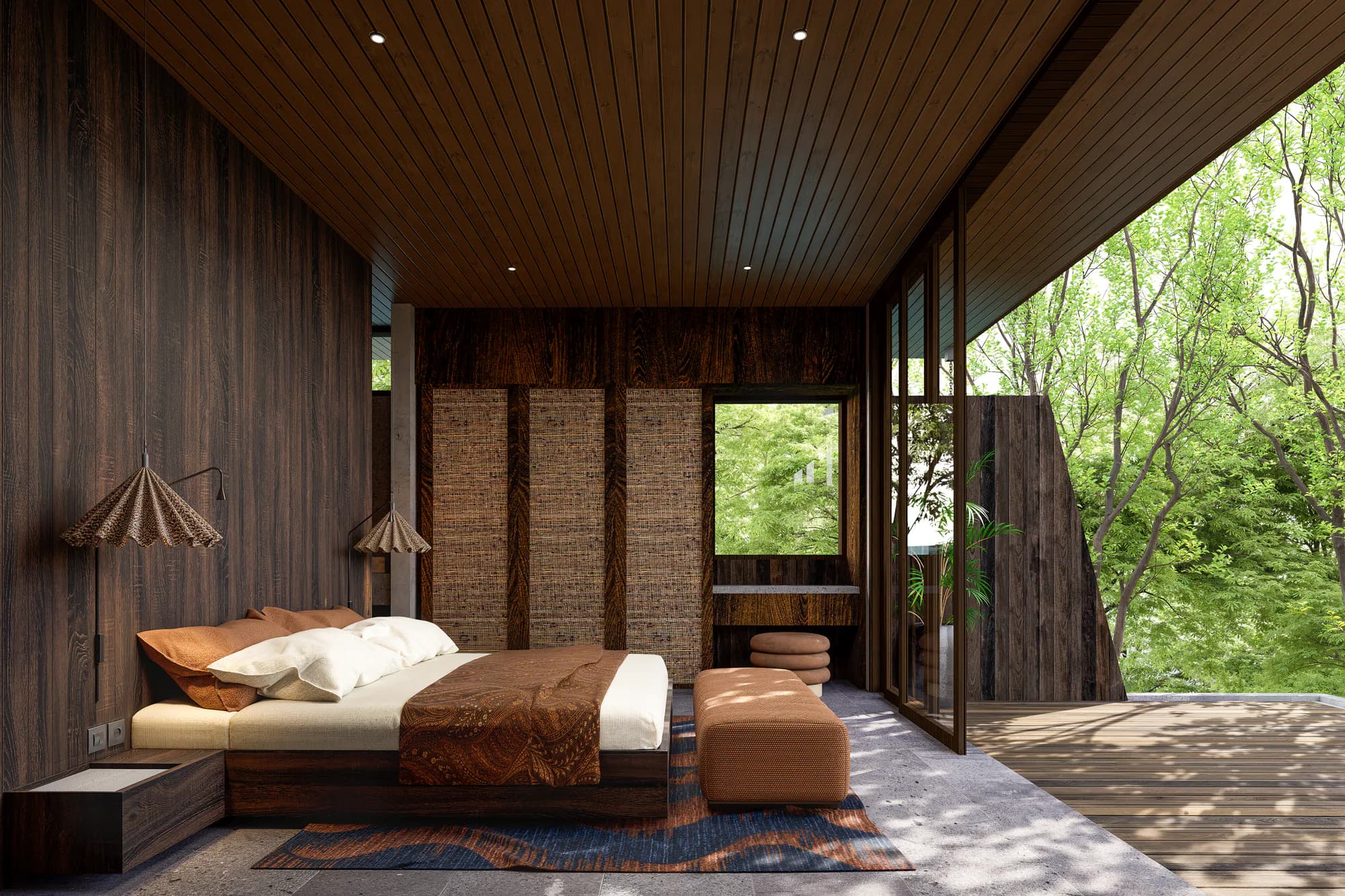 Four Bedroom Residence architectural rendering 6