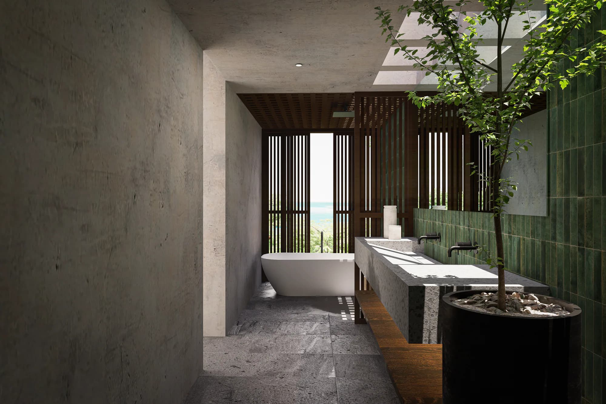 One Bedroom Residence architectural rendering 5