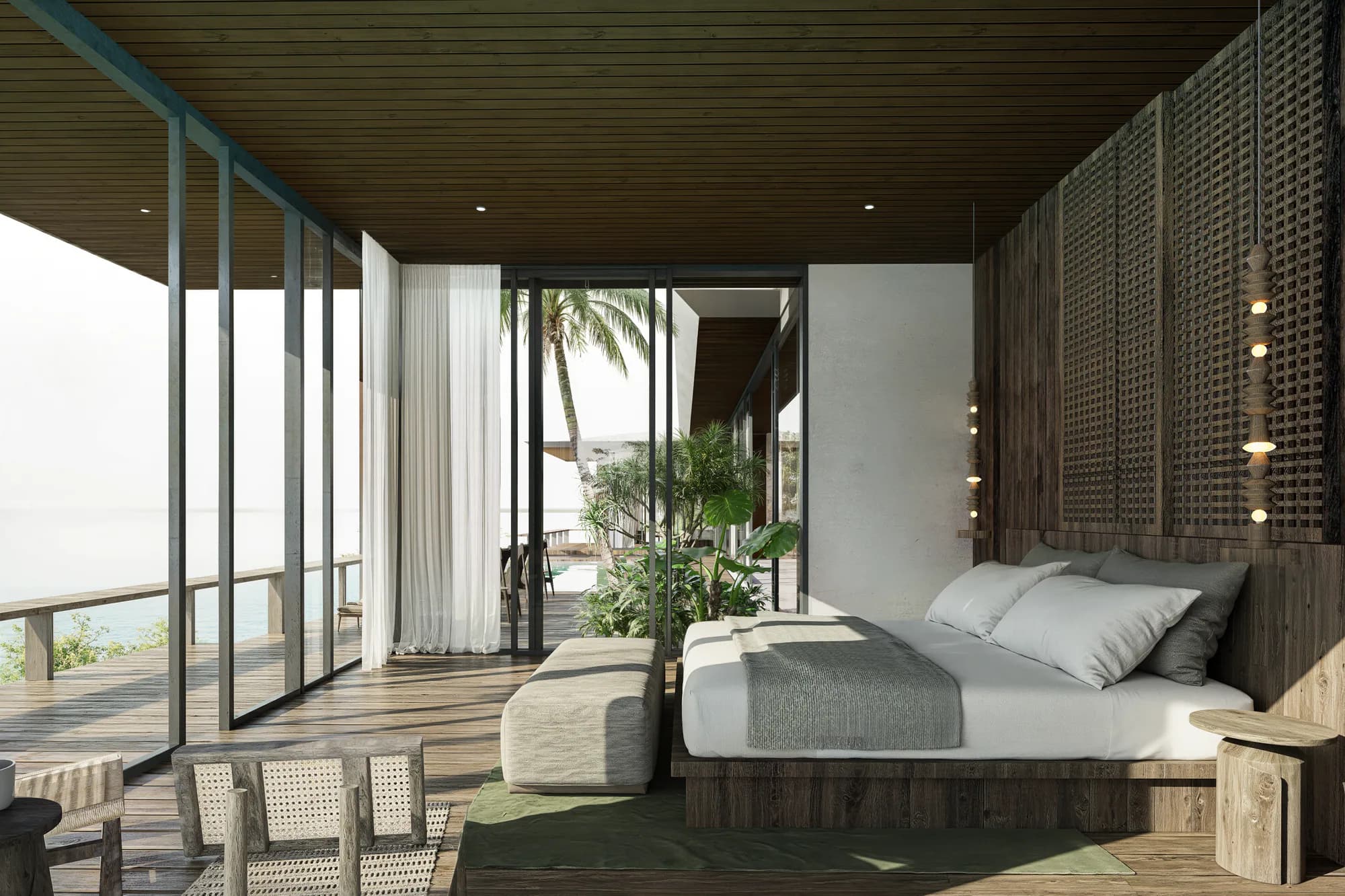 Three Bedroom Residence architectural rendering 5