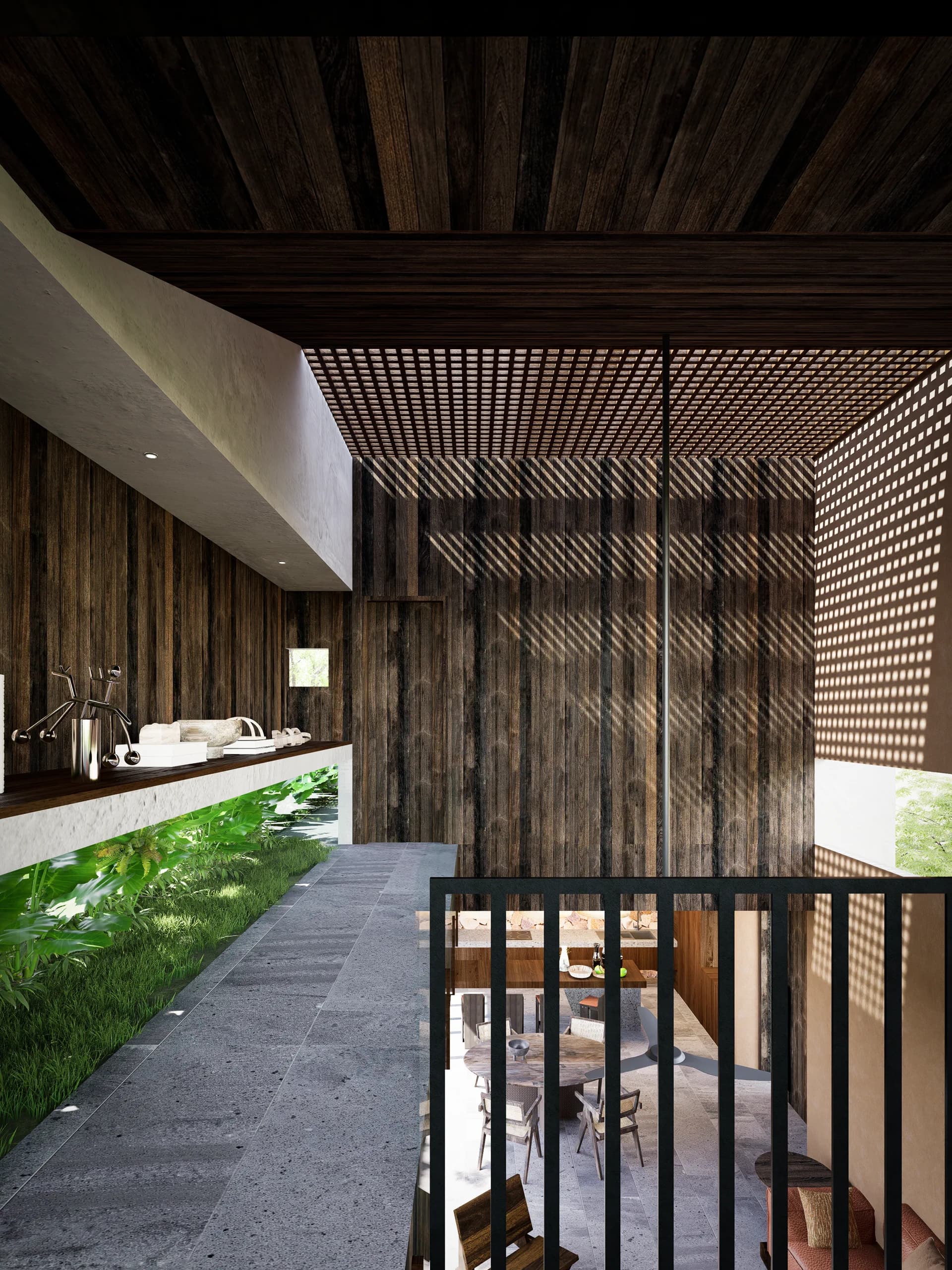 Three Bedroom Two-Storey Residence architectural rendering 10