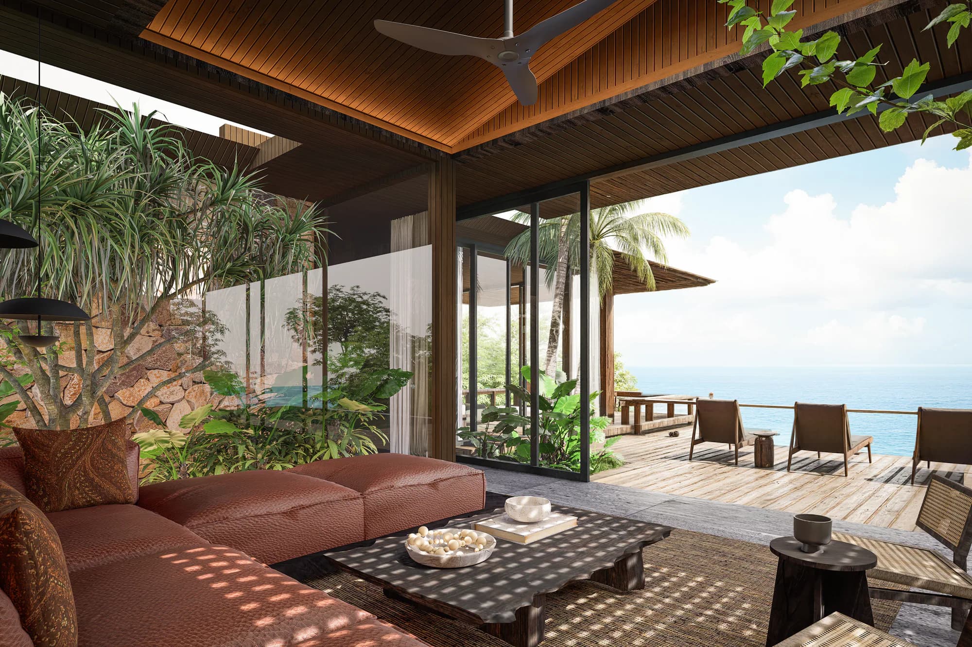 Two Bedroom Residence architectural rendering 4