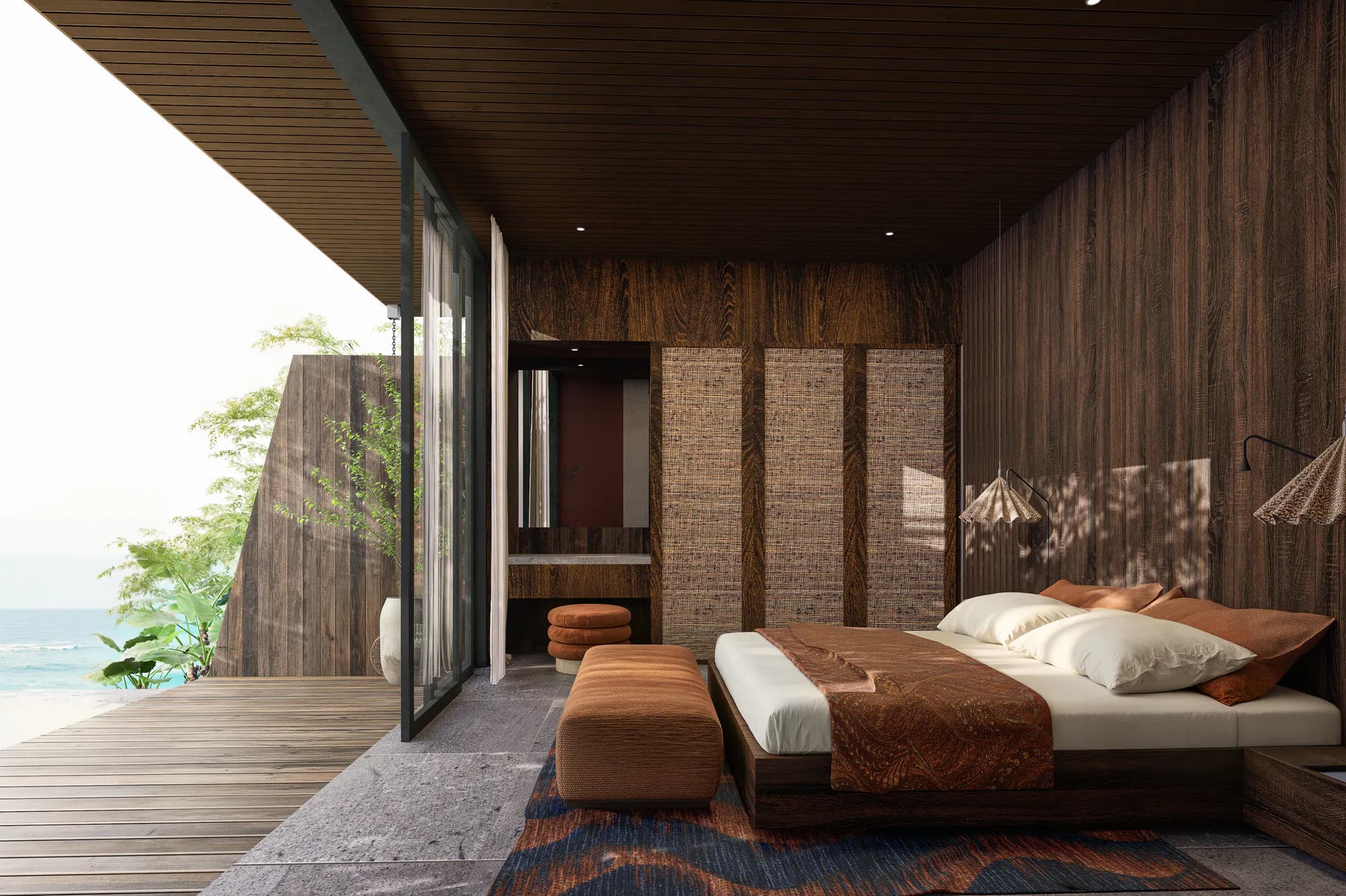 Two Bedroom Residence architectural rendering 5