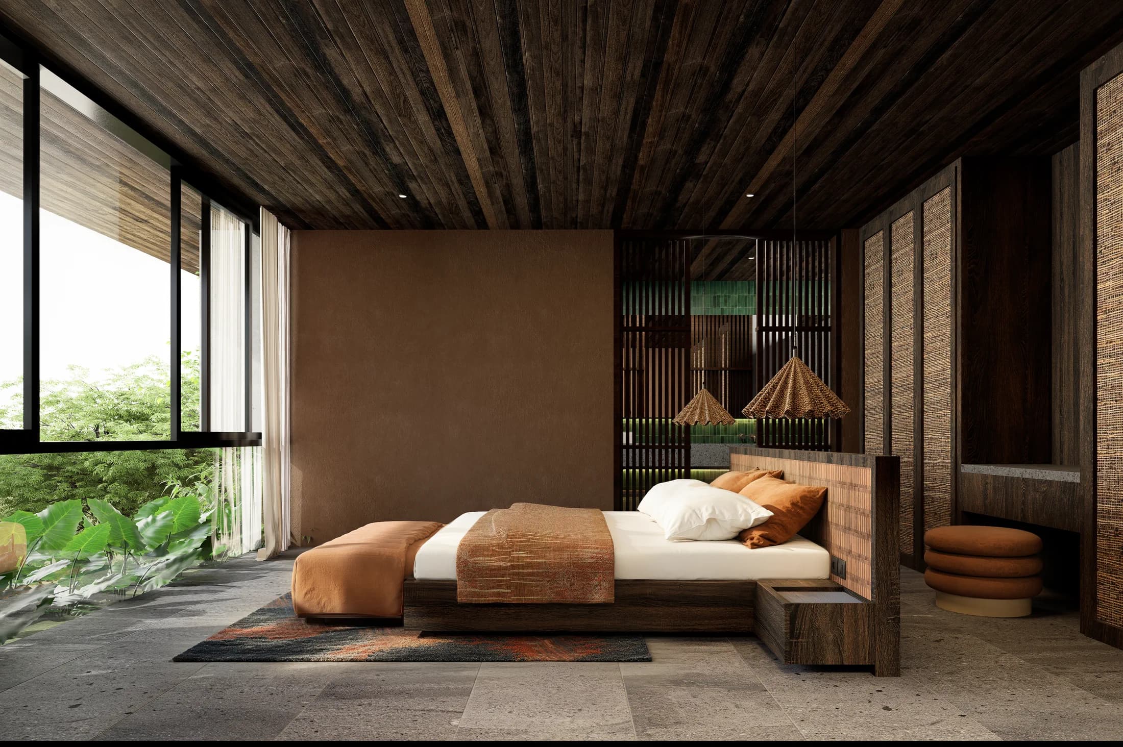 Two Bedroom Two-Storey Residence architectural rendering 6