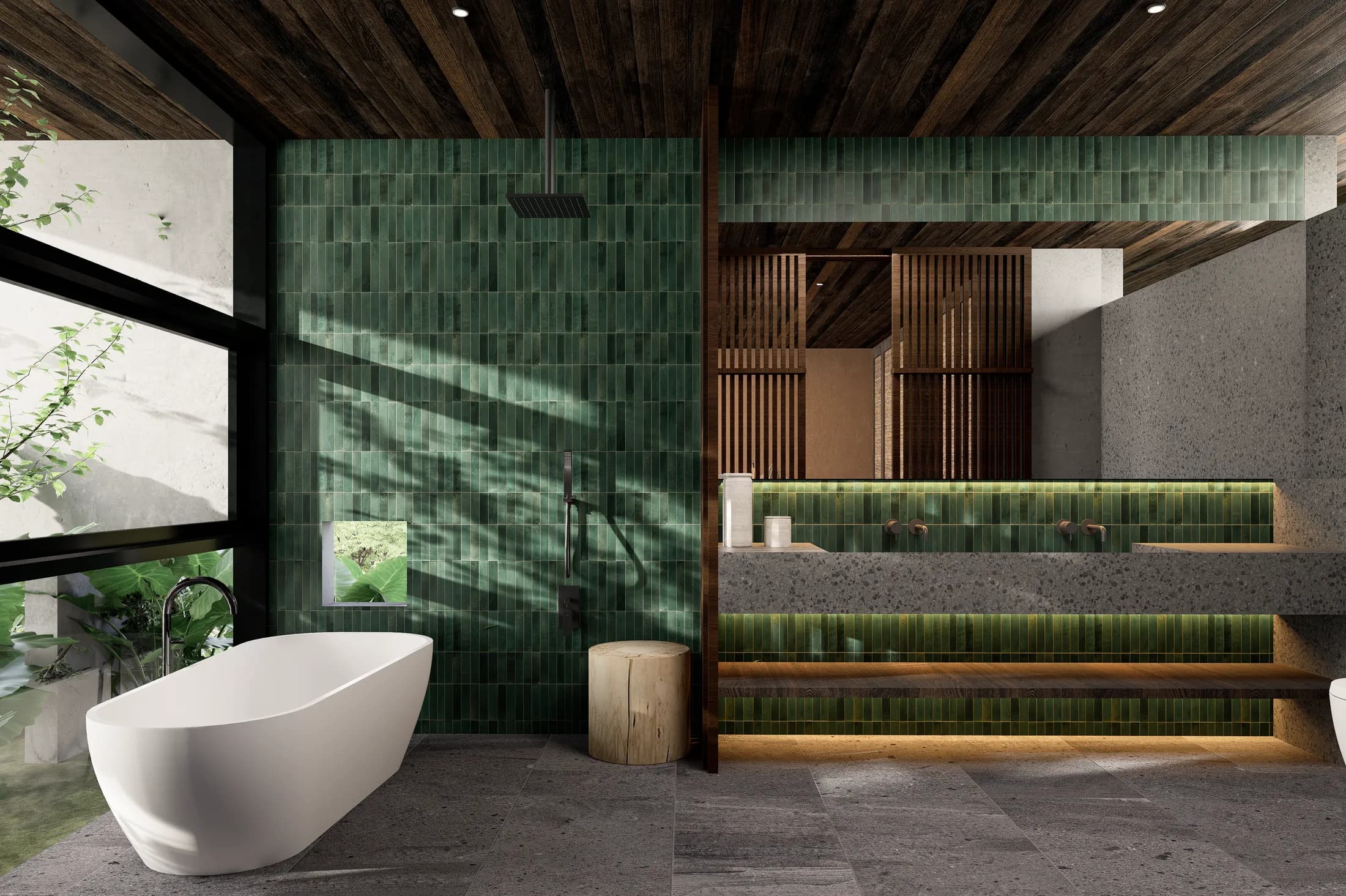 Two Bedroom Two-Storey Residence architectural rendering 7