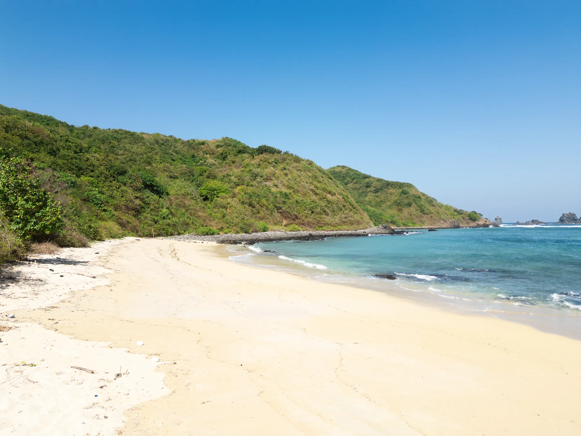 Aerial view 11 of Tampah Bay and the surrounding South Lombok coastline