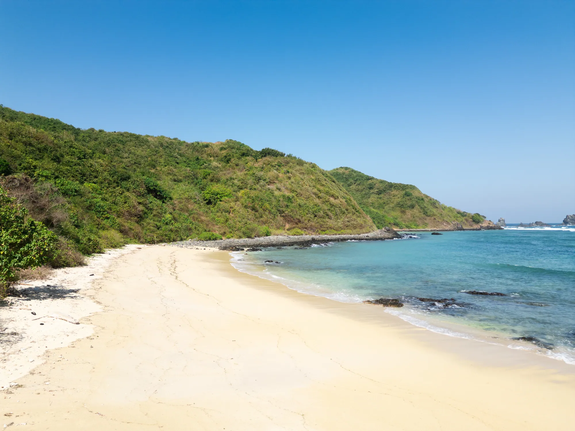 Aerial view 12 of Tampah Bay and the surrounding South Lombok coastline