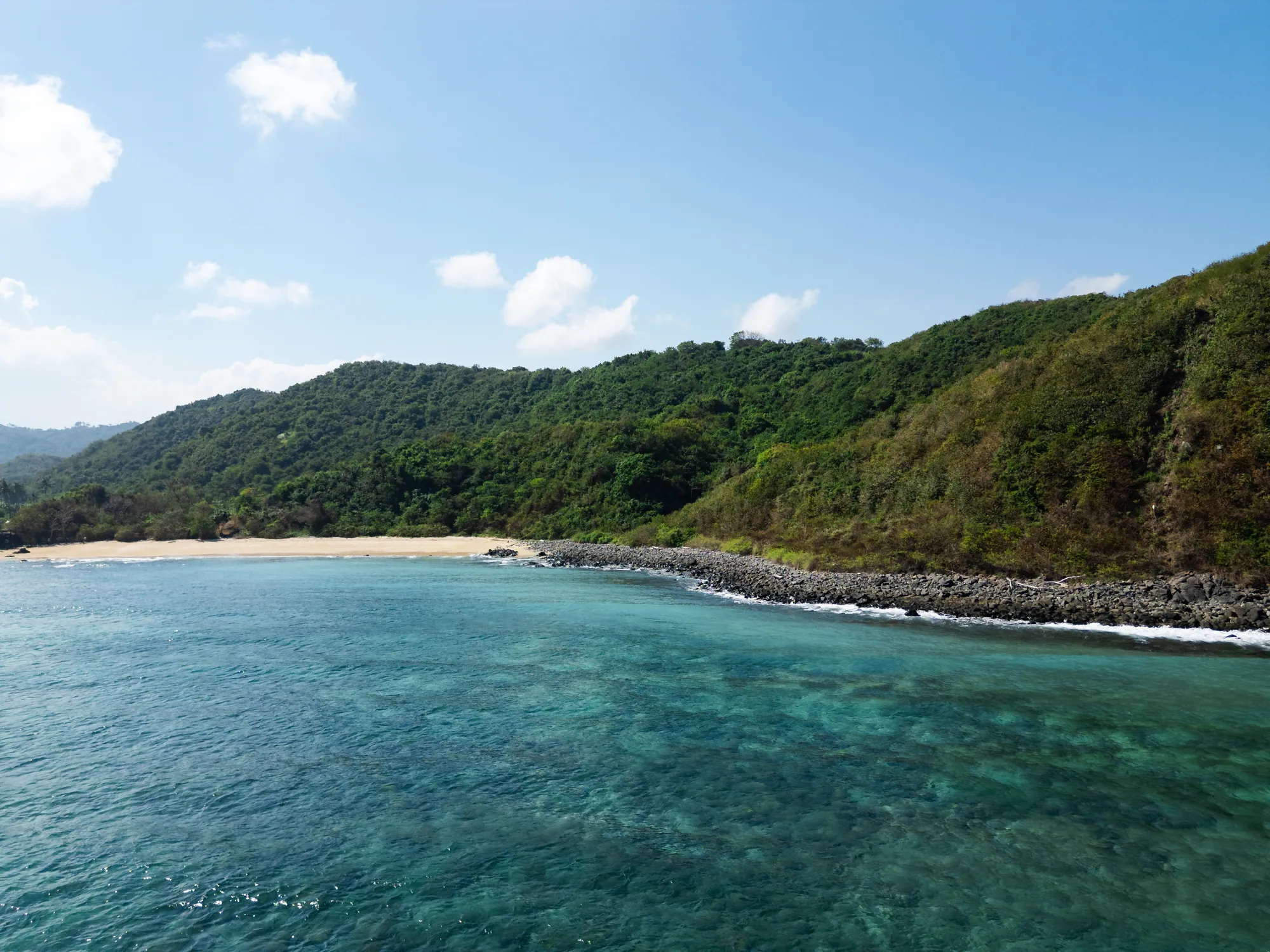 Aerial view 14 of Tampah Bay and the surrounding South Lombok coastline