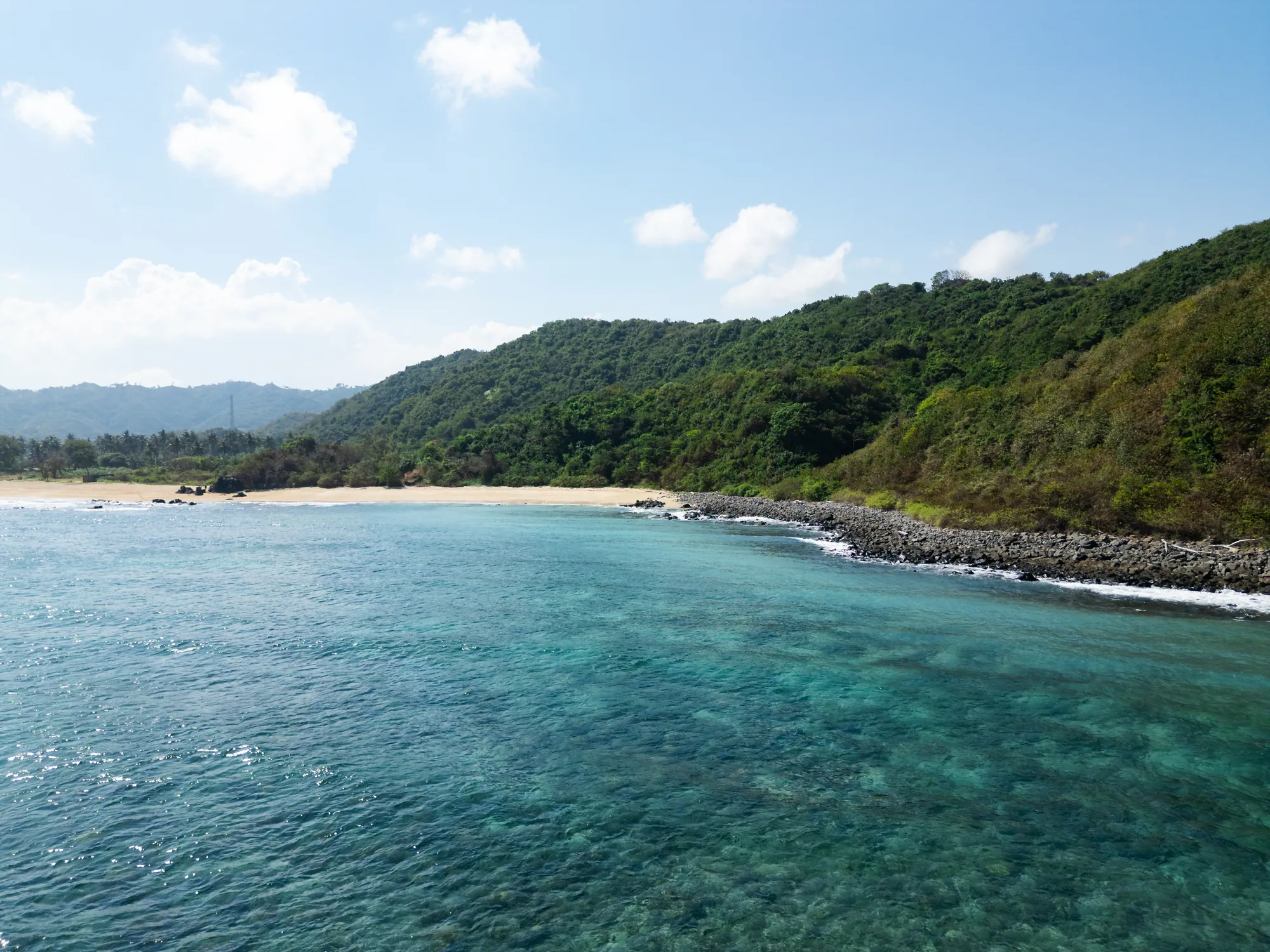 Aerial view 15 of Tampah Bay and the surrounding South Lombok coastline