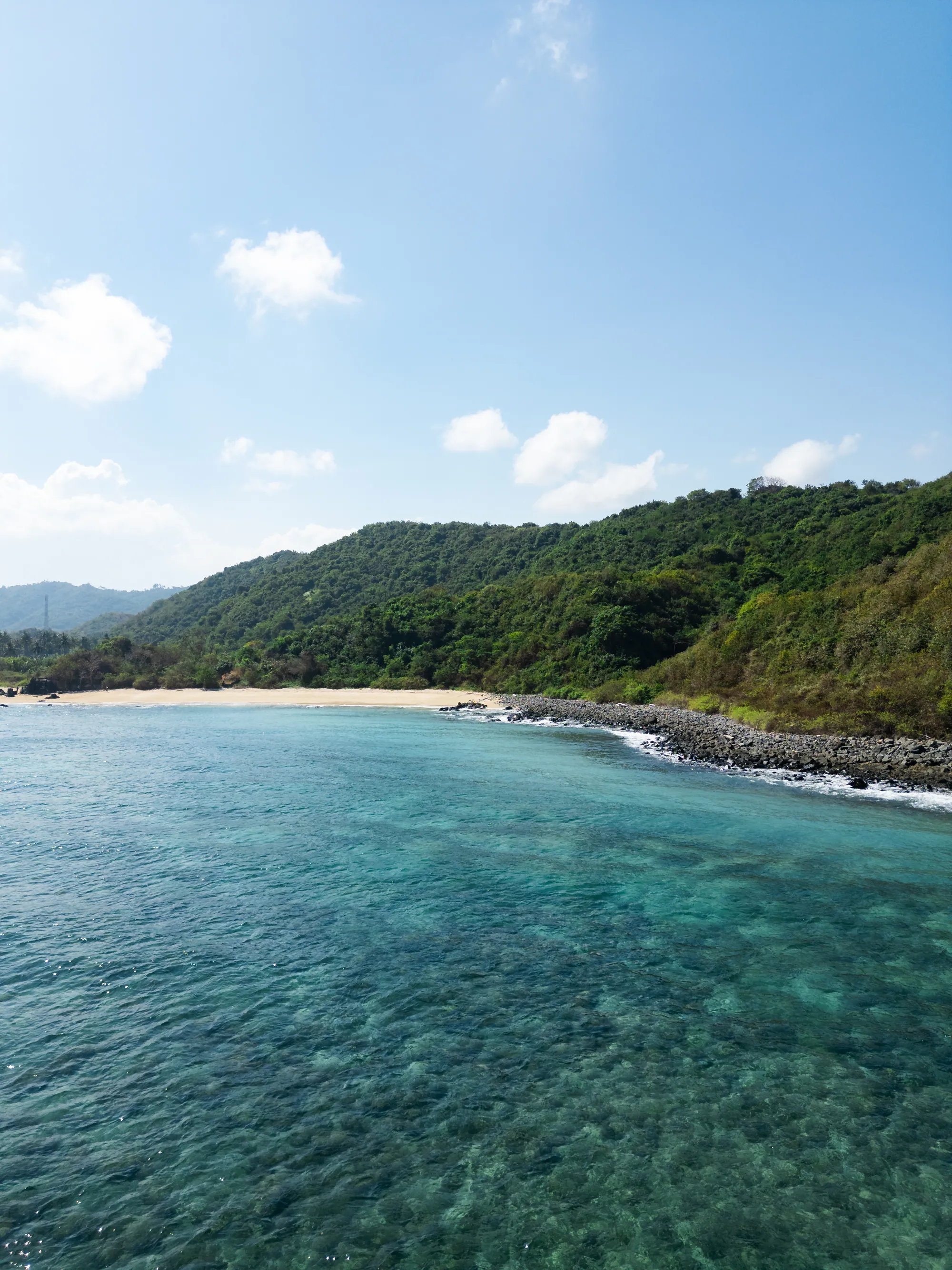 Aerial view 16 of Tampah Bay and the surrounding South Lombok coastline