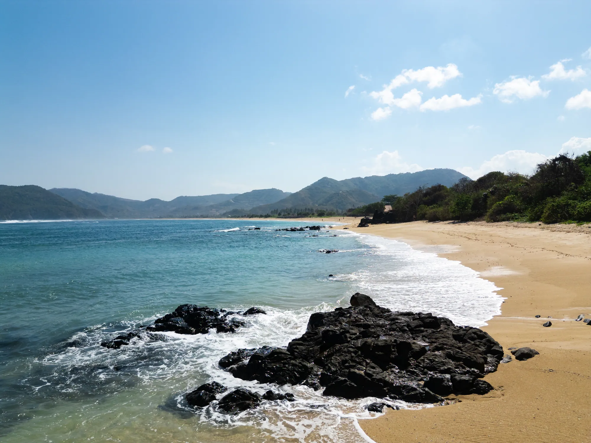 Aerial view 18 of Tampah Bay and the surrounding South Lombok coastline