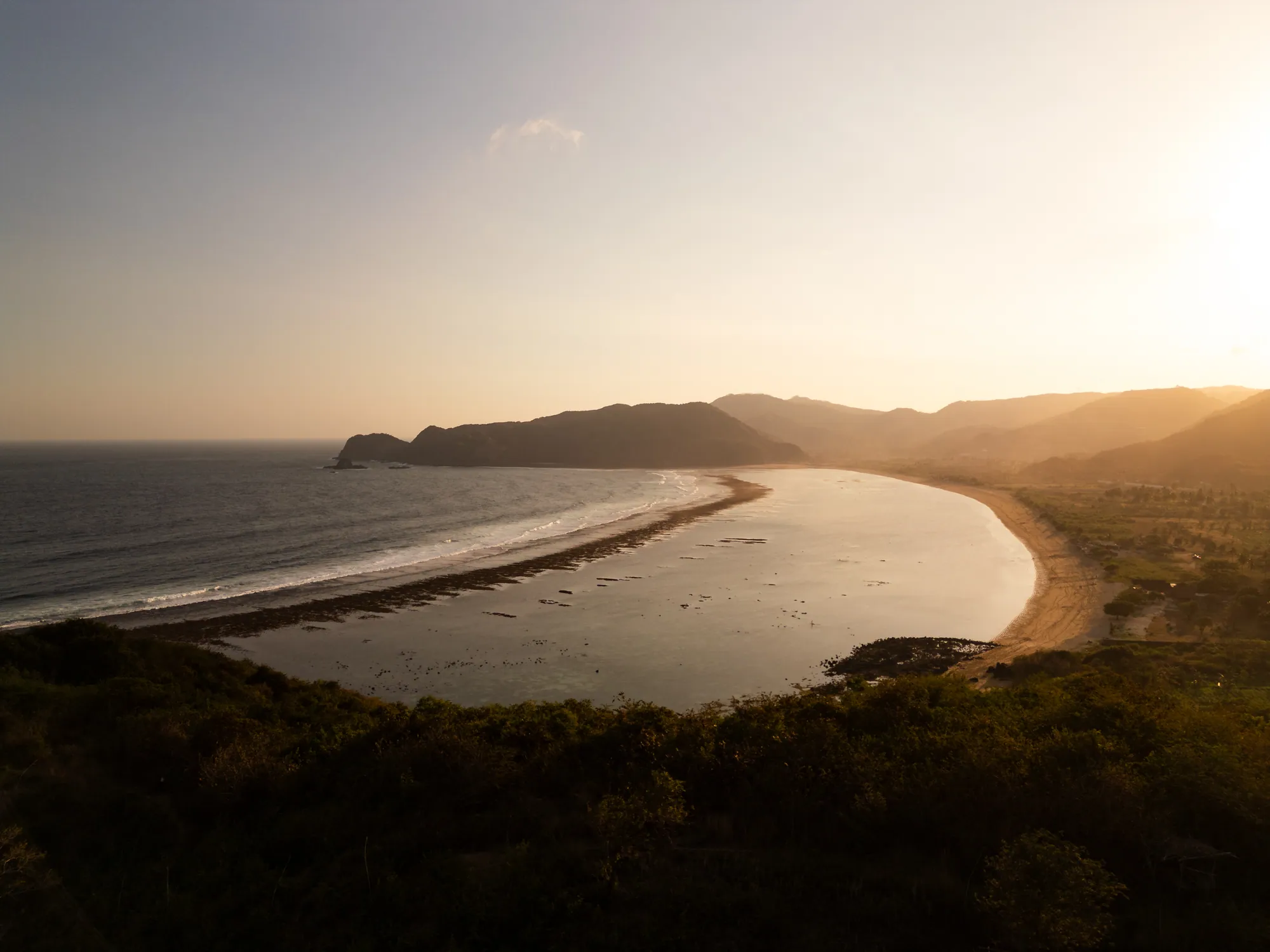 Aerial view 24 of Tampah Bay and the surrounding South Lombok coastline