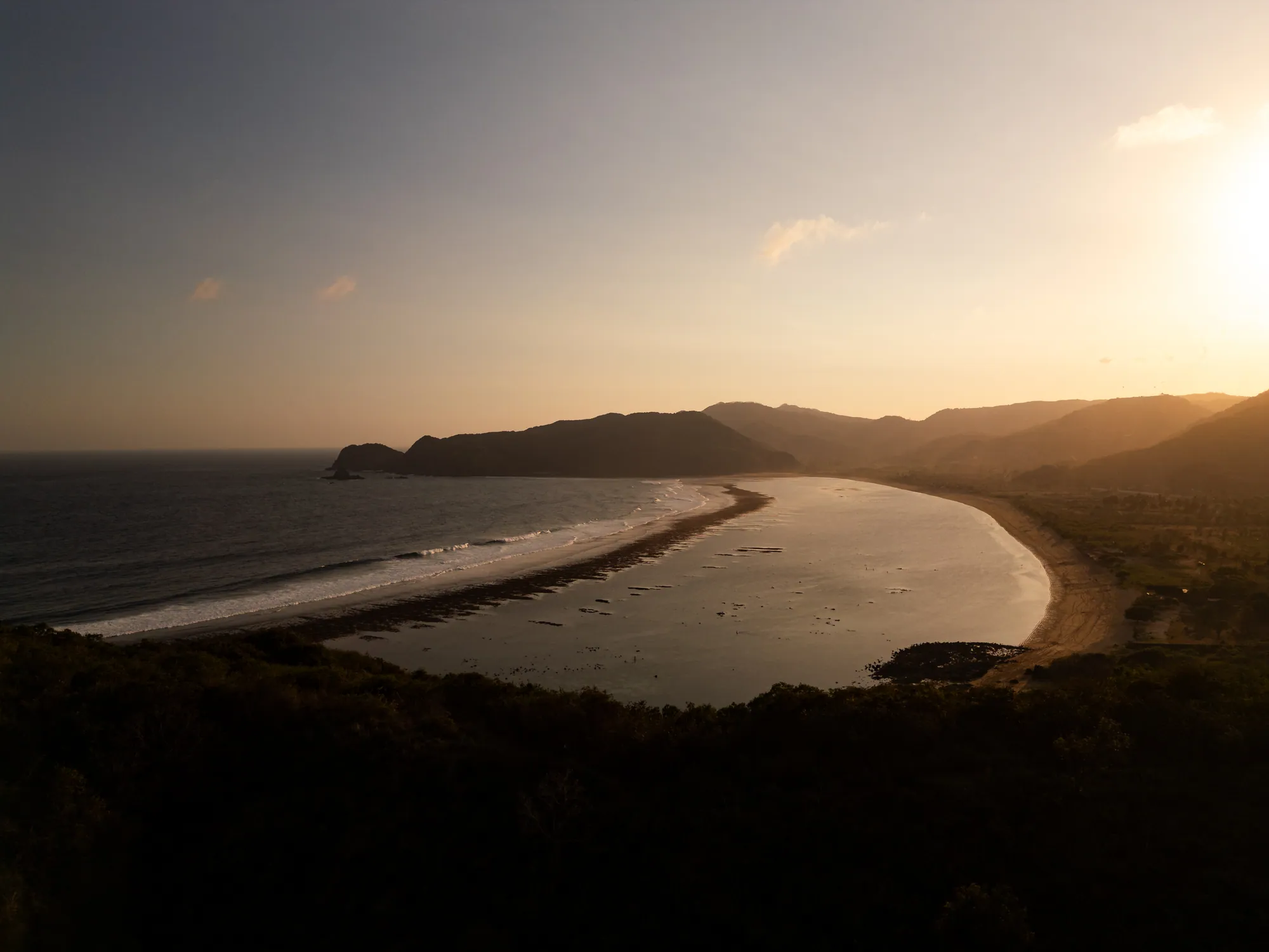 Aerial view 27 of Tampah Bay and the surrounding South Lombok coastline