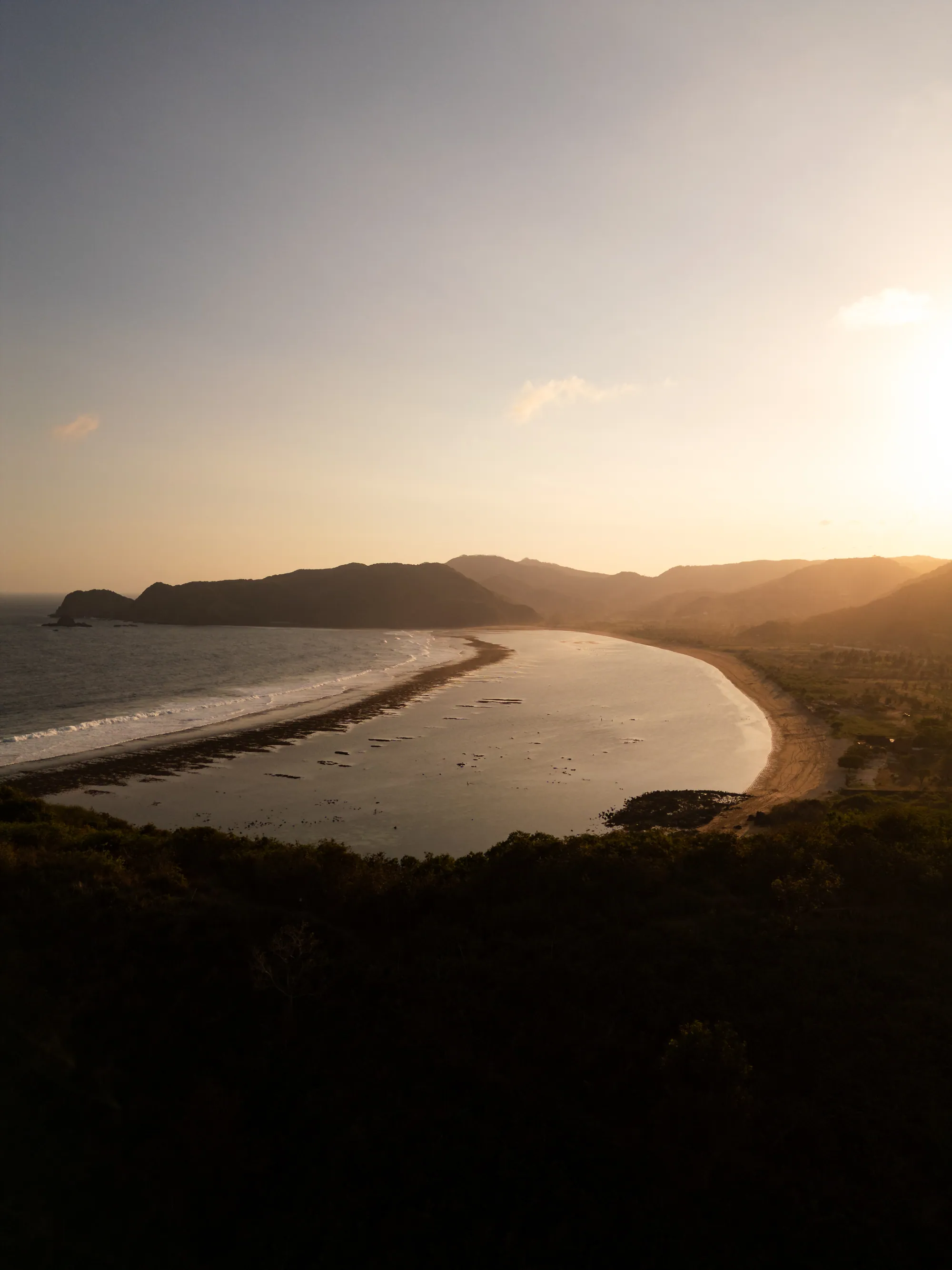 Aerial view 28 of Tampah Bay and the surrounding South Lombok coastline
