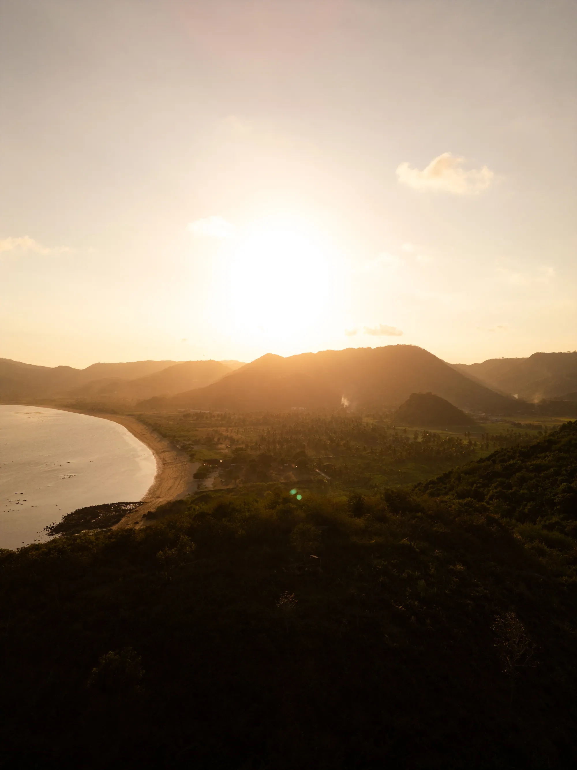 Aerial view 29 of Tampah Bay and the surrounding South Lombok coastline